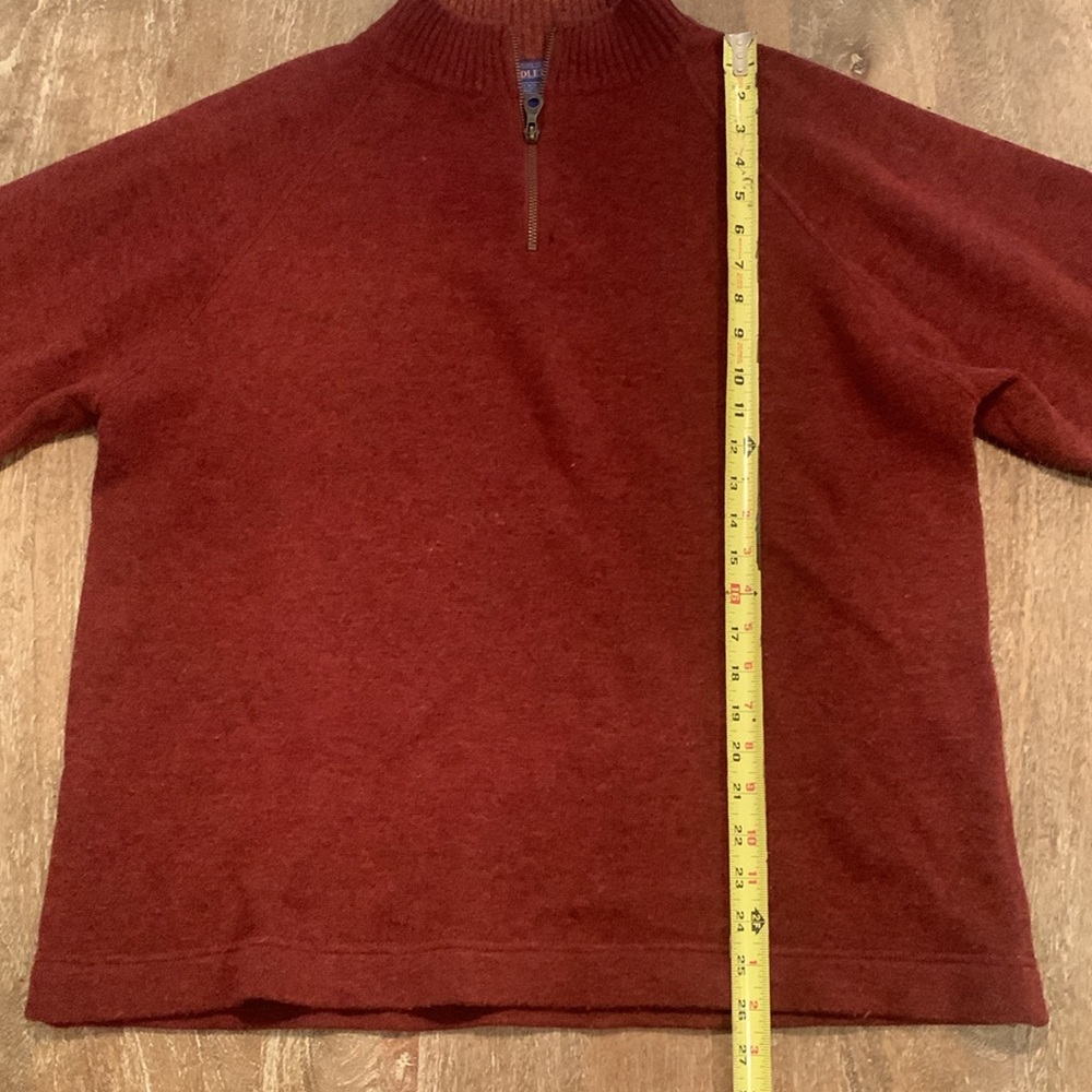 Pendleton Large Wool Blend Quarter Zip Pullover I… - image 8